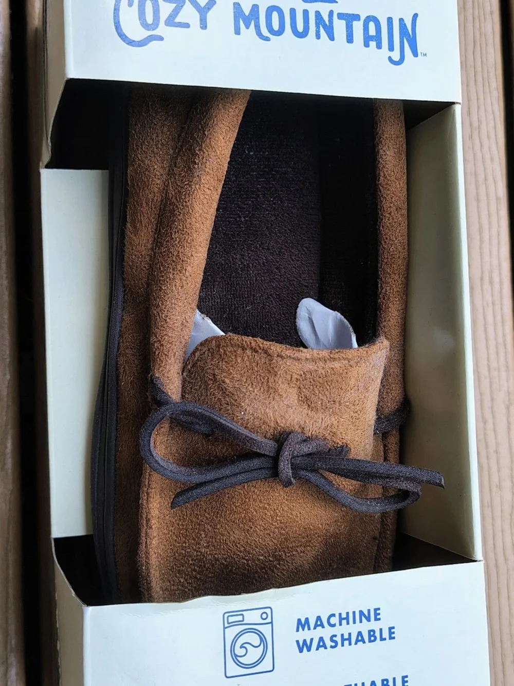 Cozy Mountain brown suede
